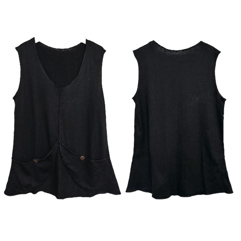 Earth Creations Hemp Sleevless Scoop Neck Top